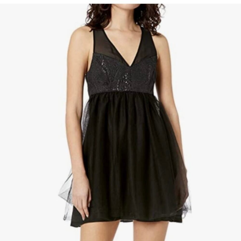BCBGeneratiion black  party tulle dress size 2